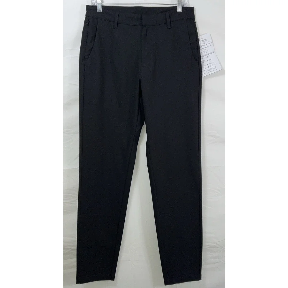 NWOT Mens Fabletics The‎ Don Slim Fit Trouser Pants - Black - Size 30